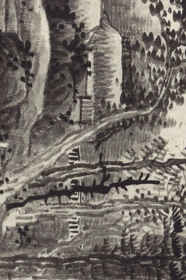 清代《千岩万壑图》龚贤绘 南京博物院藏