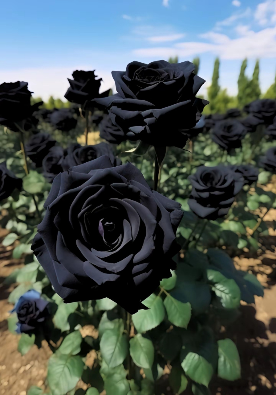 原来真的有黑色的花[捂脸]美得有点不真实