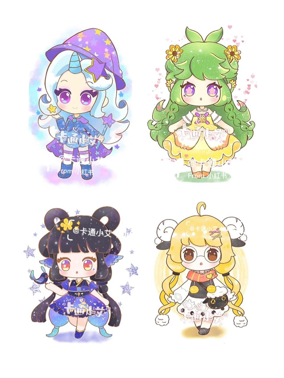 迷你世界 皮肤卡通画合集 简笔画合集 可可爱爱的迷你世界皮肤 又不知