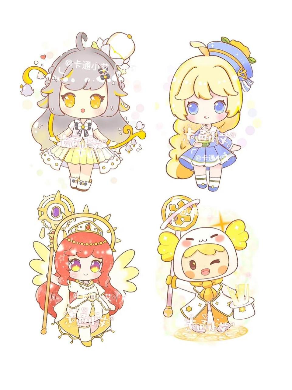 迷你世界 皮肤卡通画合集 简笔画合集 可可爱爱的迷你世界皮肤 又不知