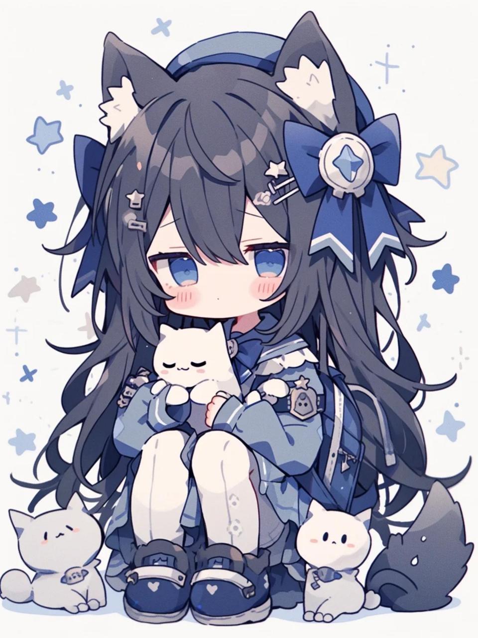 qq萌物 | 猫耳jk 软萌小猫来一只