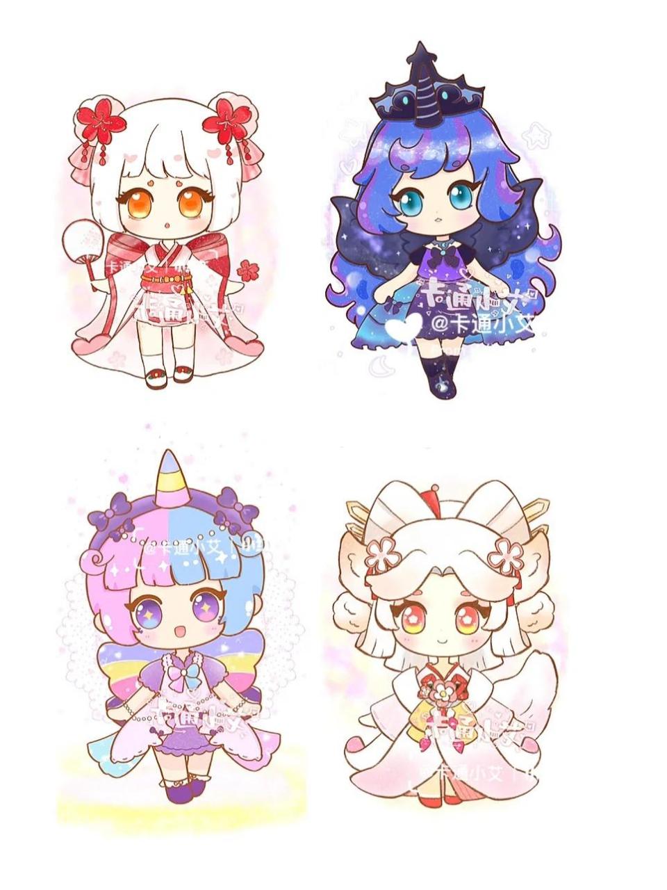 迷你世界 皮肤卡通画合集 简笔画合集 可可爱爱的迷你世界皮肤 又不知