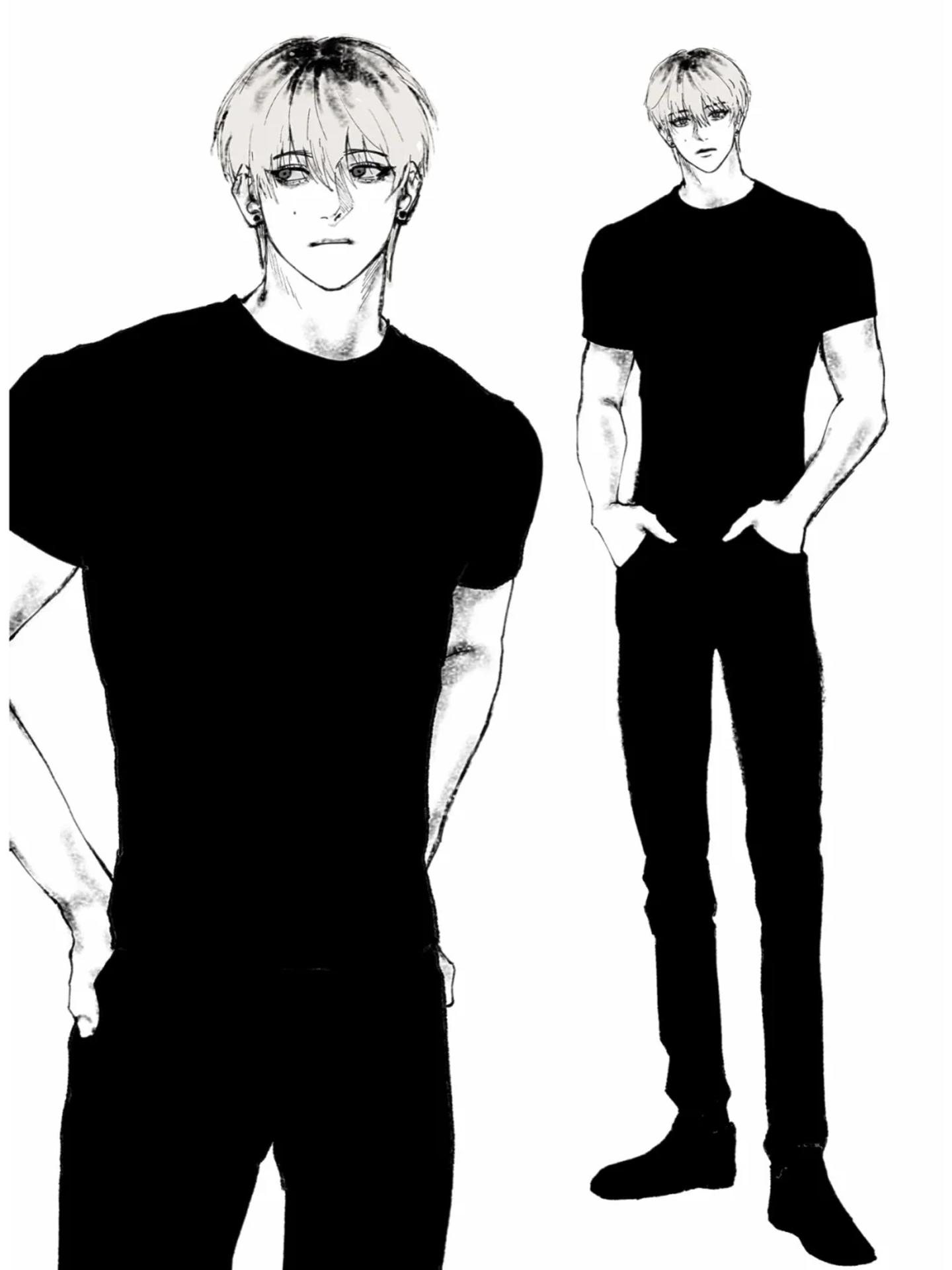 不愧是我邓Ц缏Ц 动漫帅哥绘画动漫男生身材比例男生身材