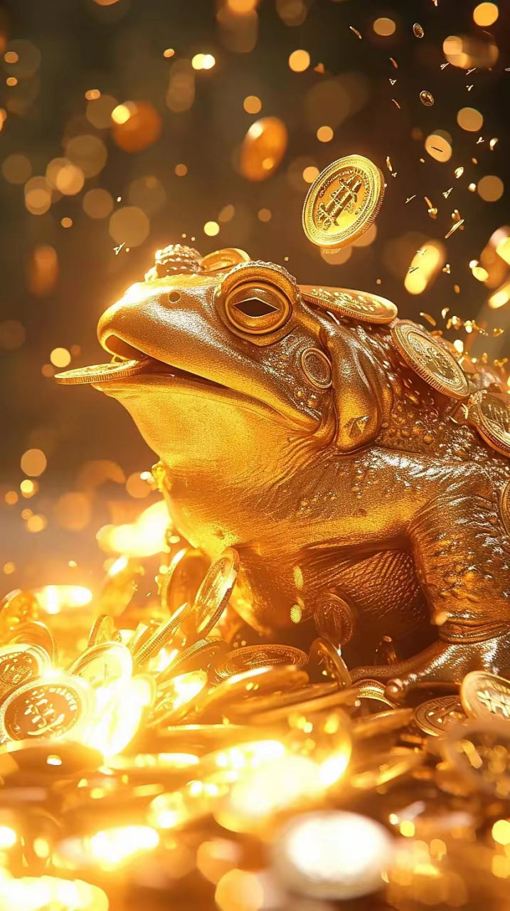 头像分享～金蟾开光,鸿运当头,大吉大利,财源滚滚