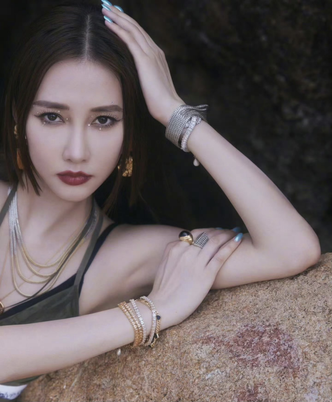 弦子海边写真系列#明星生图大赏