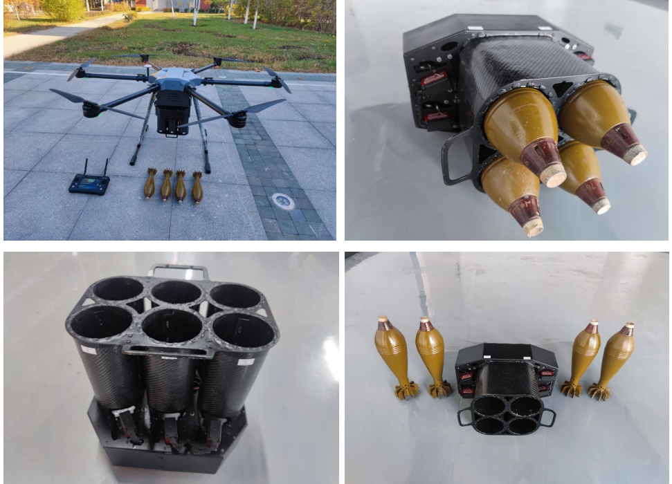 无人机挂迫击炮抛投器技术详解