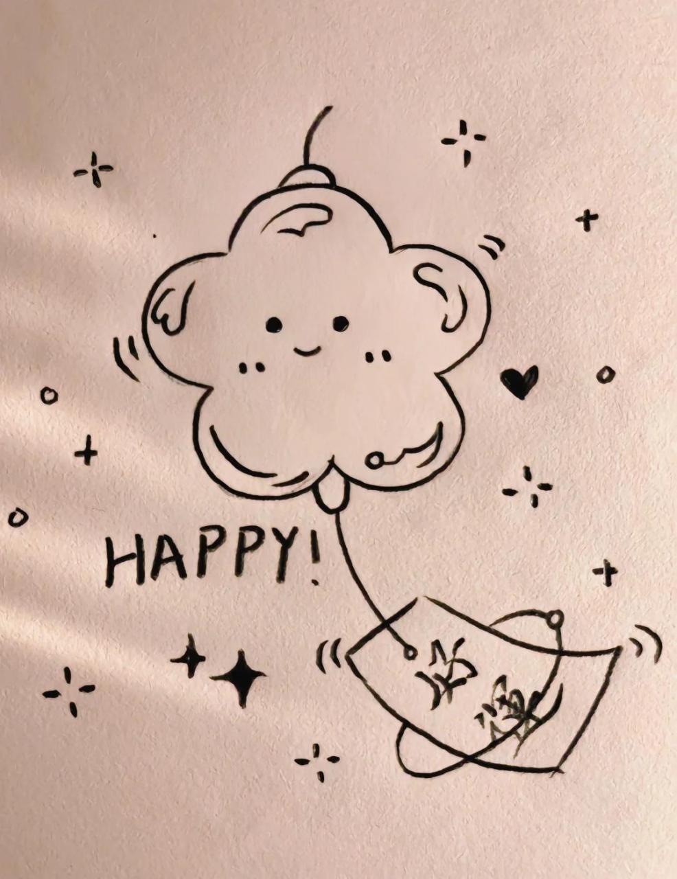 谁懂啊 敲可爱的简笔画 快让这些小可爱出现在你的本子上吧 建议反复