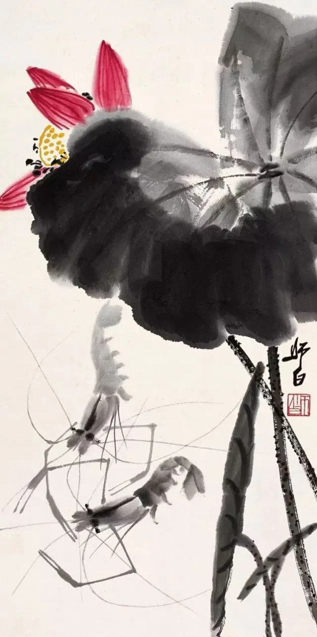 他是齐白石最小的徒弟,娄师白大写意花鸟欣赏,画小鸭子,真是绝了!