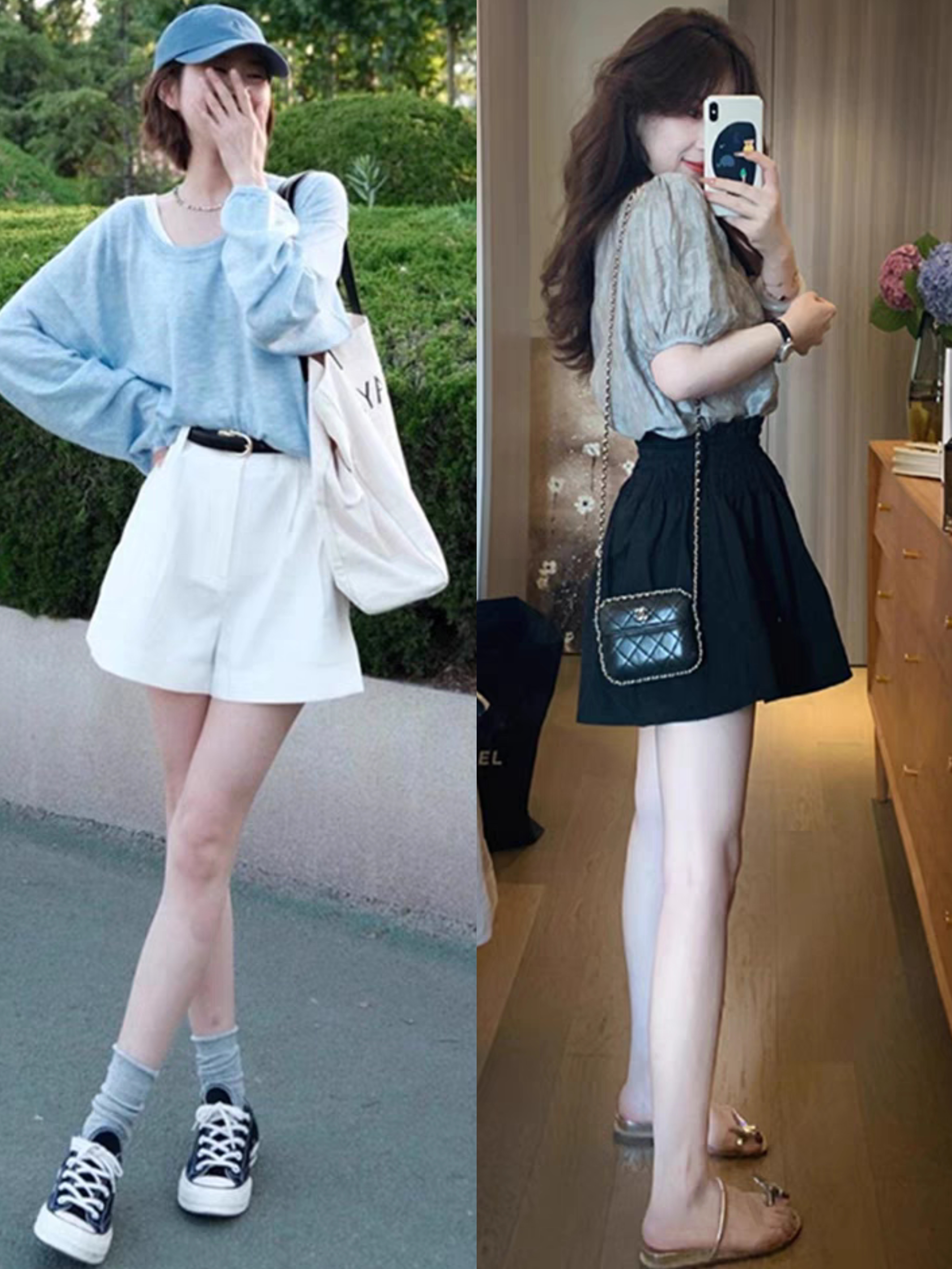 穿搭教程---夏季小个子女生高级感又显高有哪些技巧?