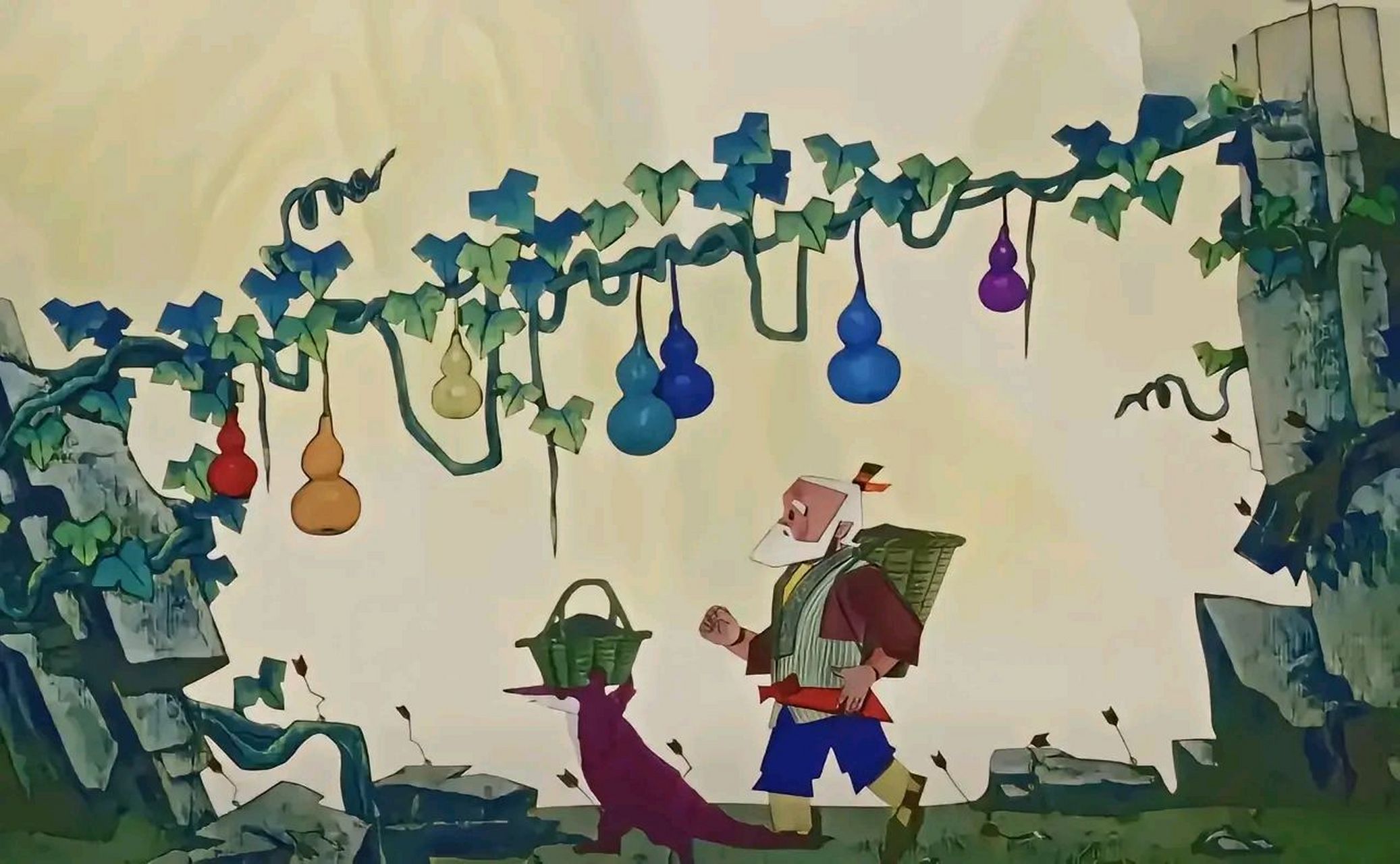 有道地理题是"葫芦娃爷爷是哪里人",即使看过动画片,还是选错了答案.