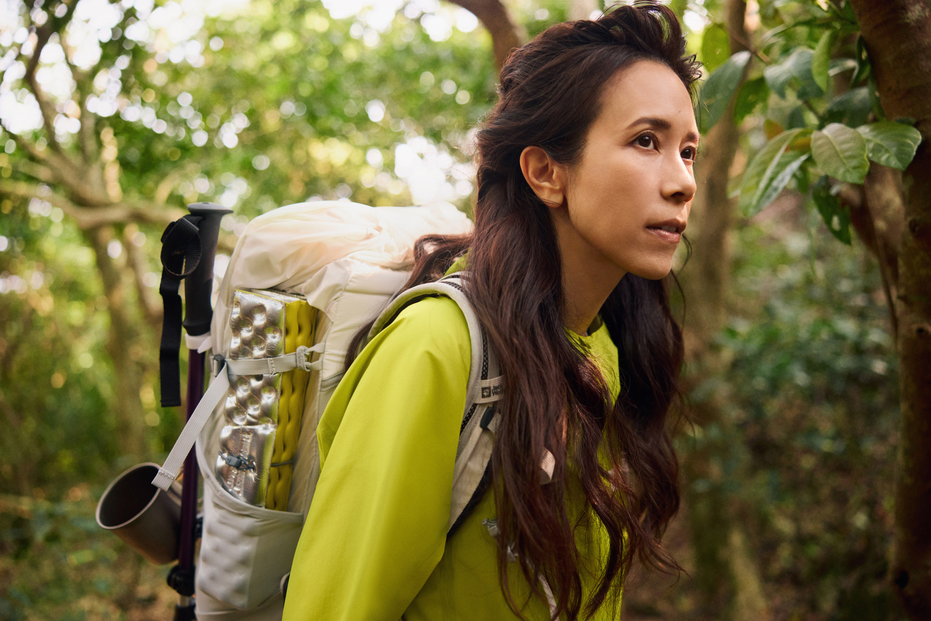 没想到的是莫文蔚竟然也这么热爱徒步!