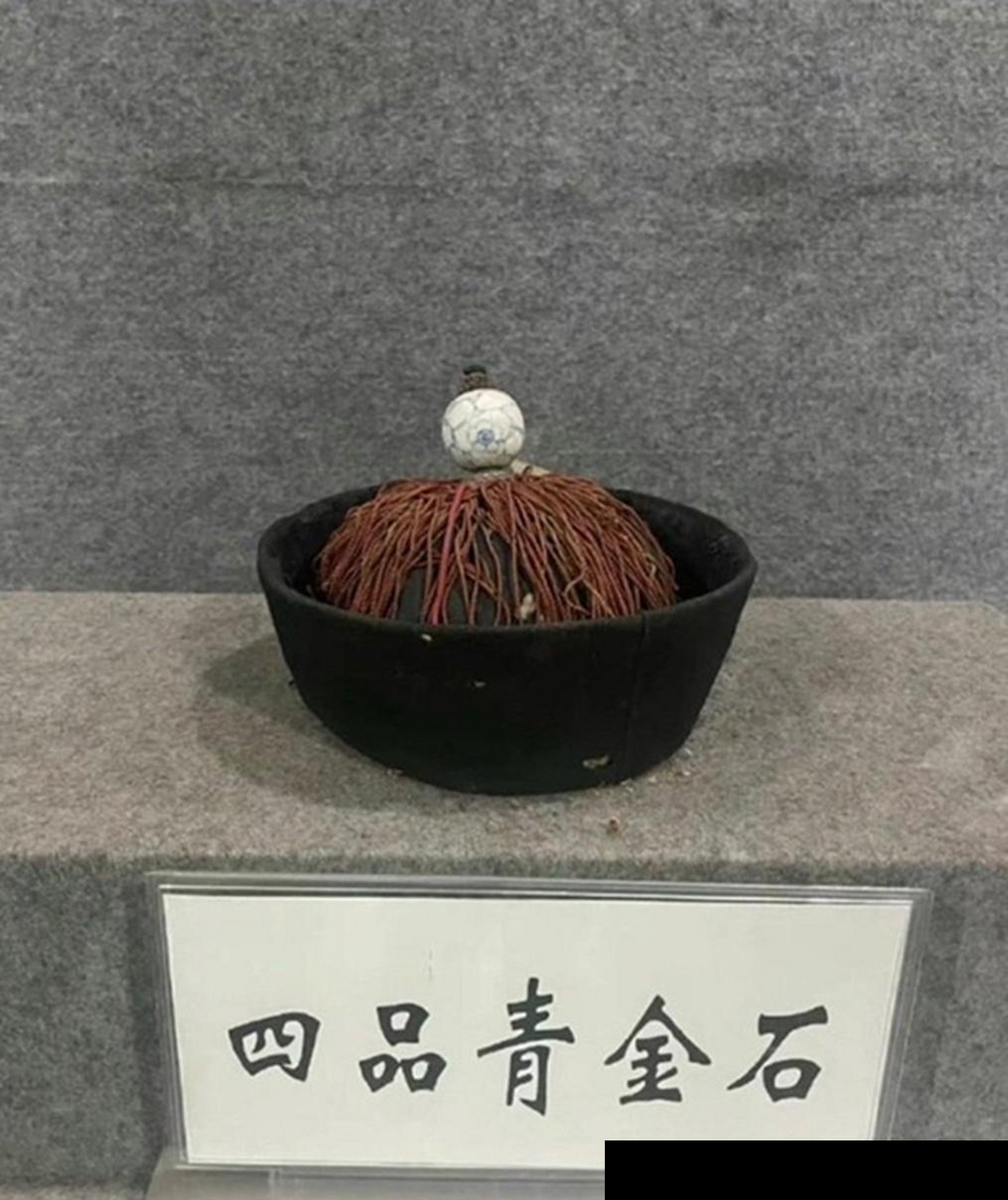 清朝的官帽顶珠