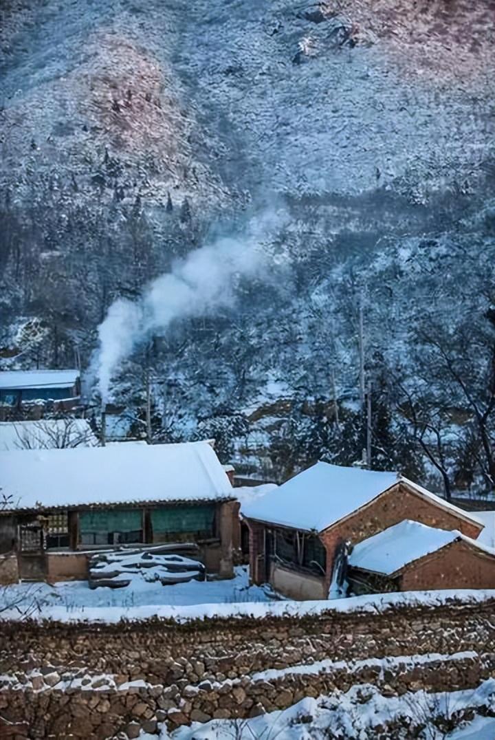 农村冬天雪景图片大全图片