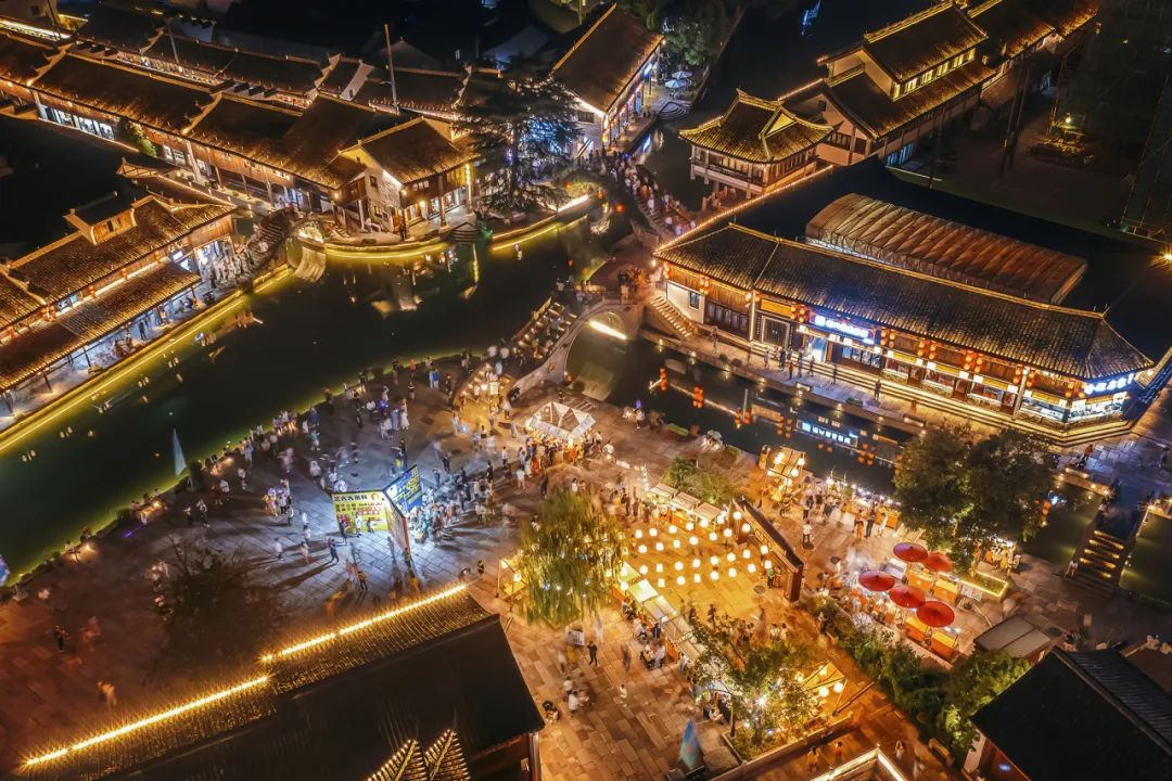 不是p的,绍兴柯桥古镇古镇的夜景真那么绝!