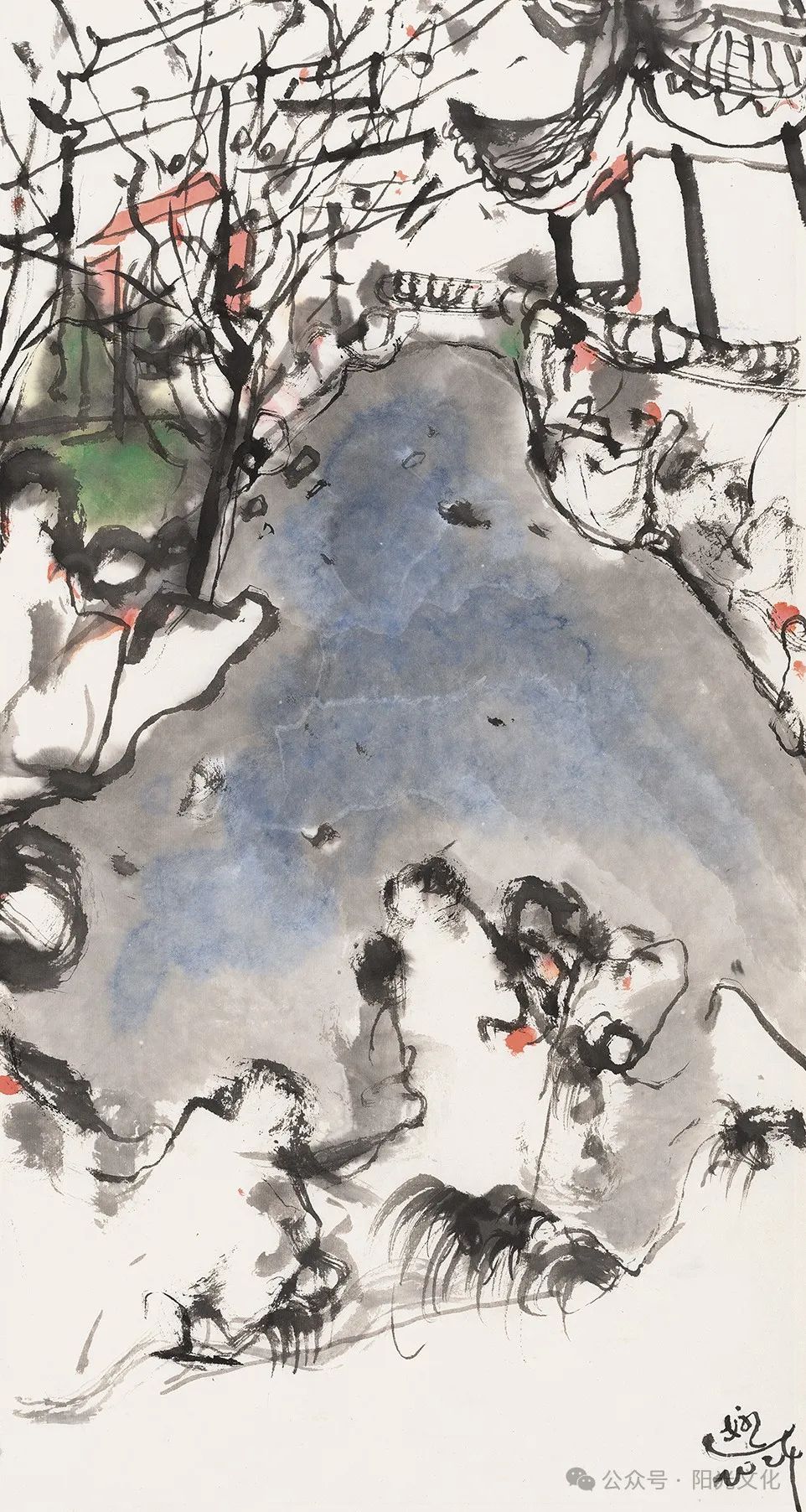 苏州写生之十二68×34cm2024纸本水墨(来源:阳光文化)画家简介李晓柱