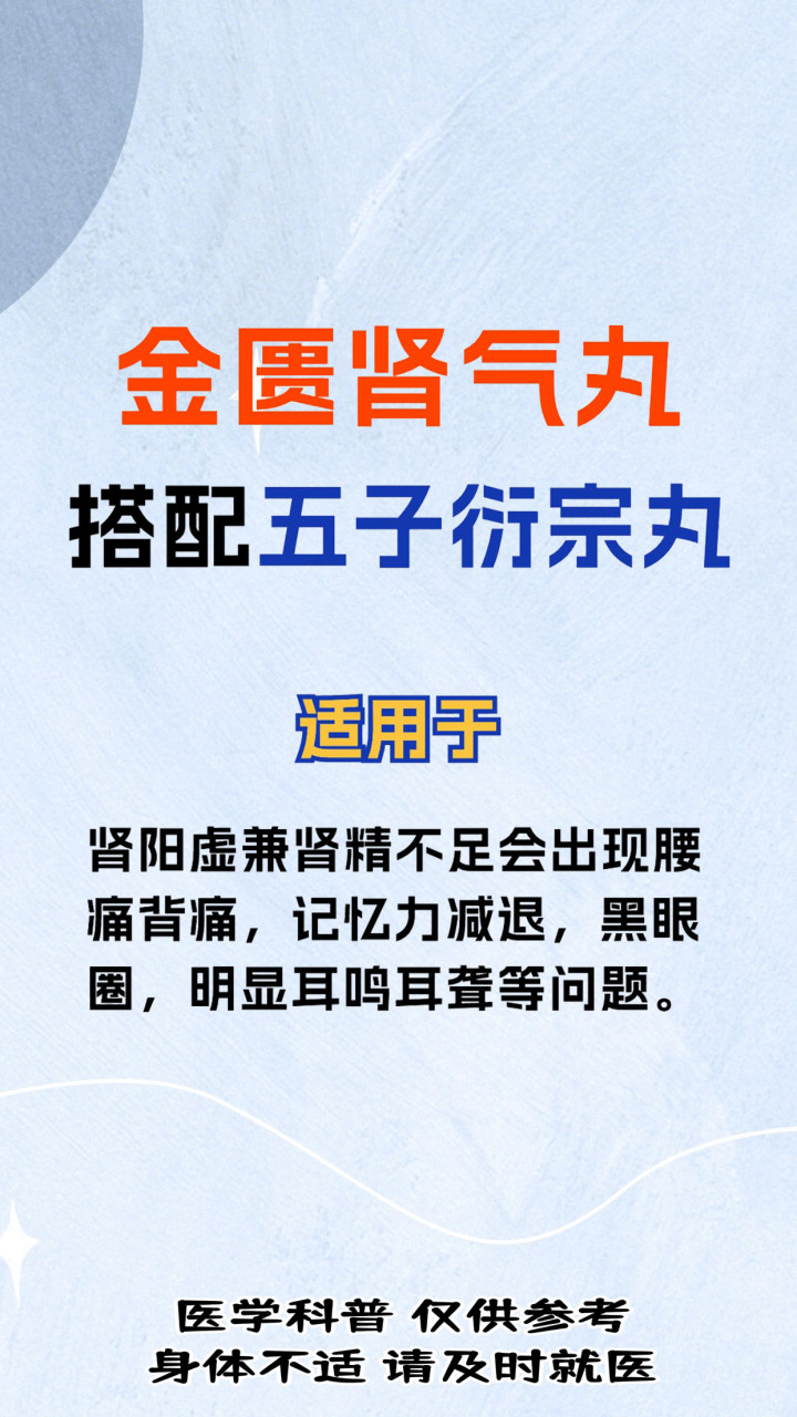 金匮肾气丸五种搭配,补足阳气不上火!#中医##养生##健康##中成药