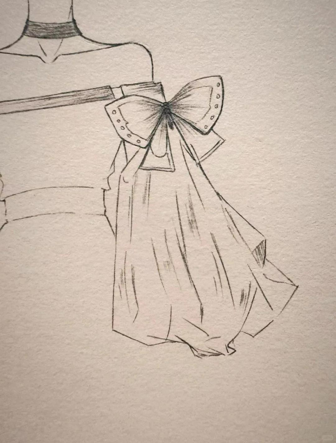 素描画动漫衣服怎么画才能好看飒飒风格的衣服怎么画好看画女生的衣服