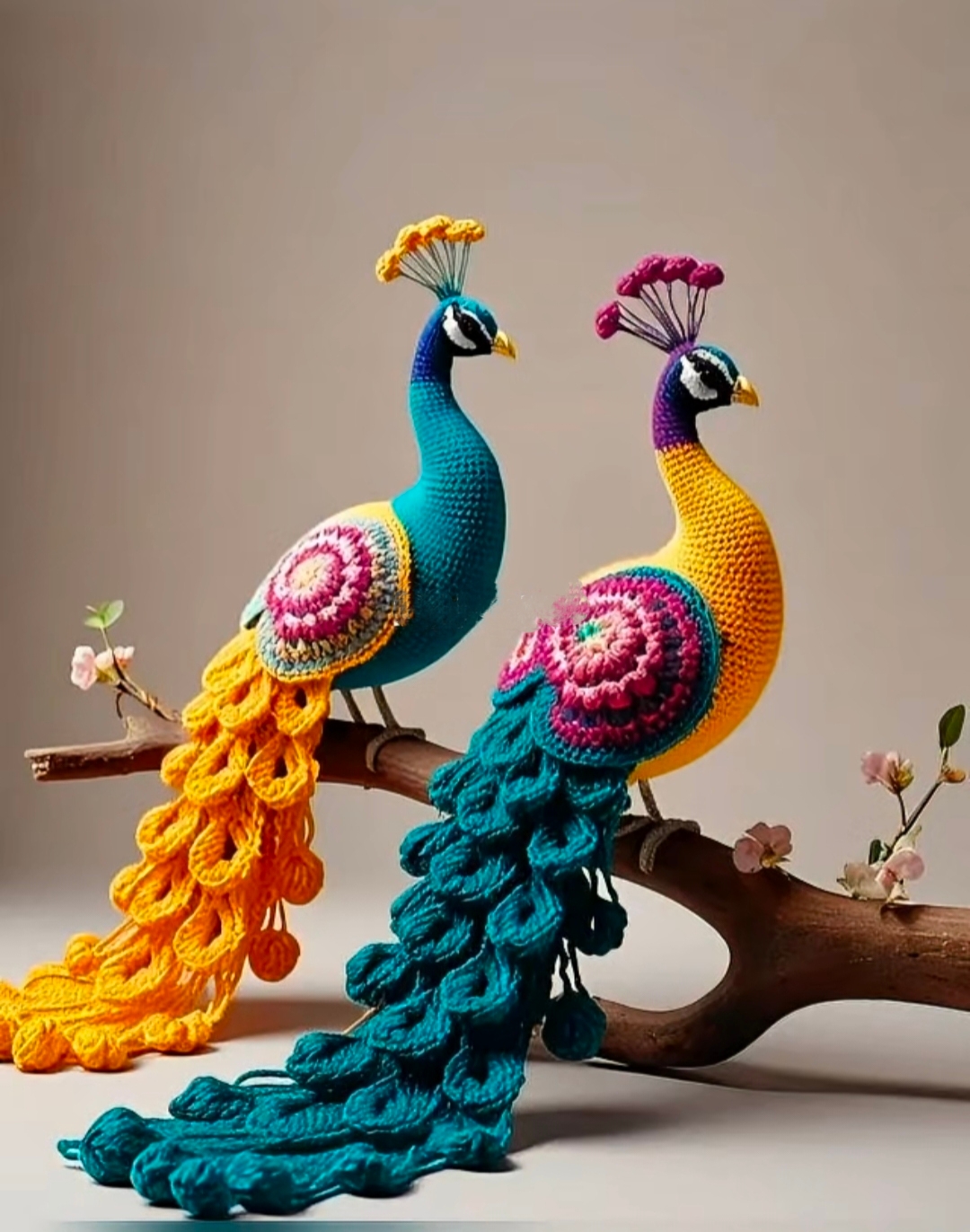 它的美丽和精致体现了编织者的巧手和匠心,使得孔雀的形象栩栩如生.