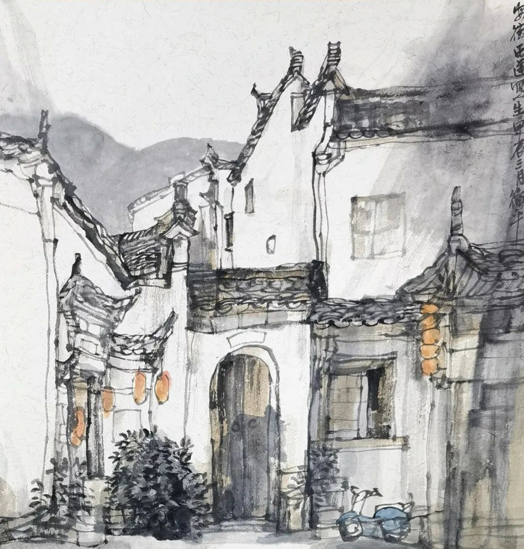 印象黄山|王卫平黄山写生记