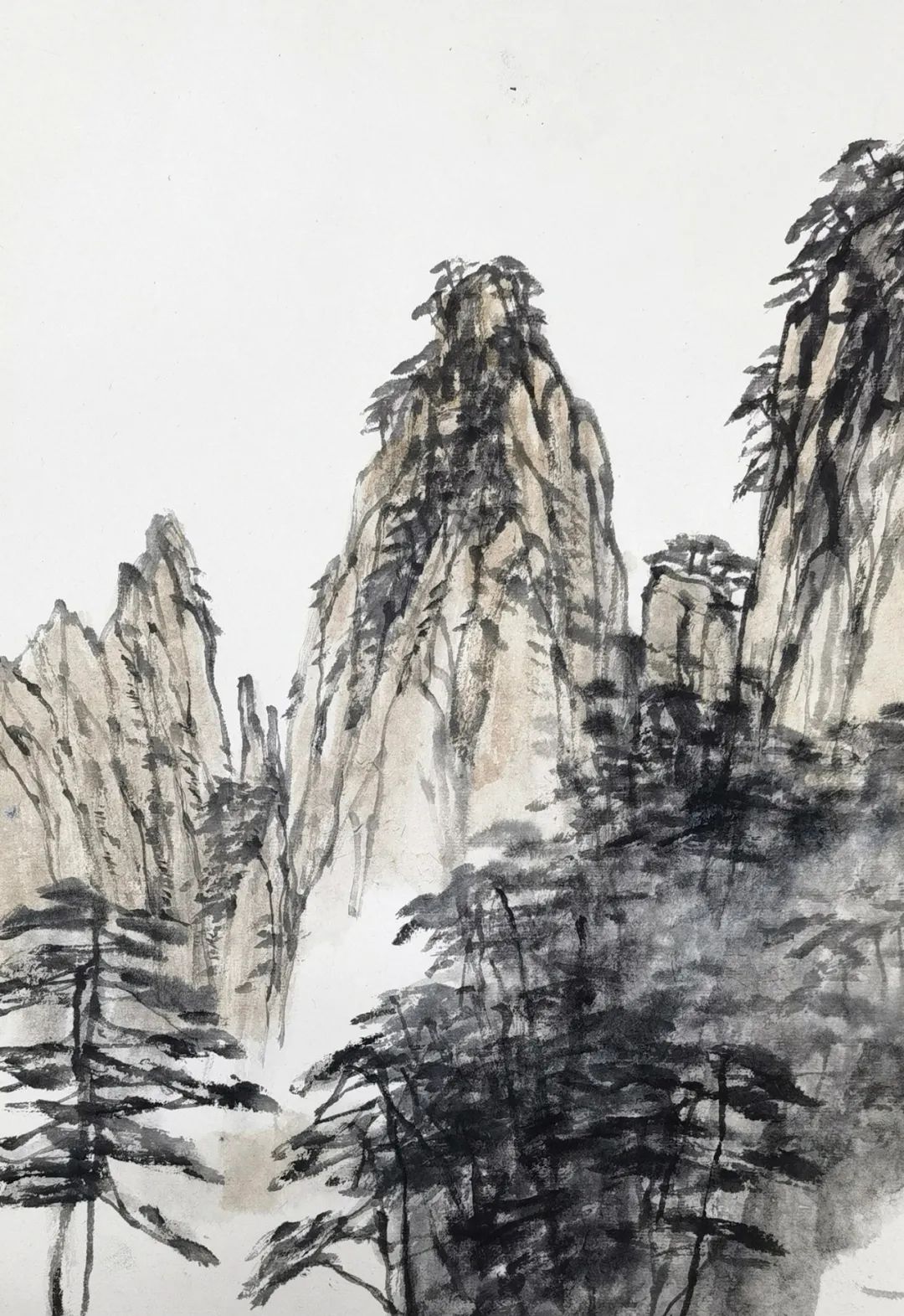 印象黄山|王卫平黄山写生记