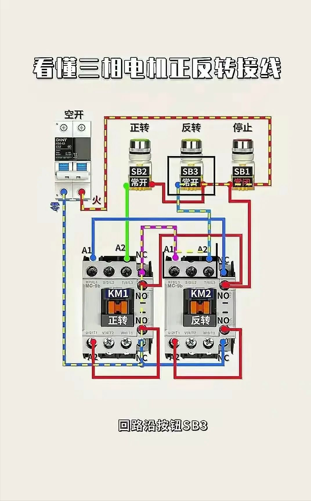 10个电工入门的基础电路图,不怕你学不会!