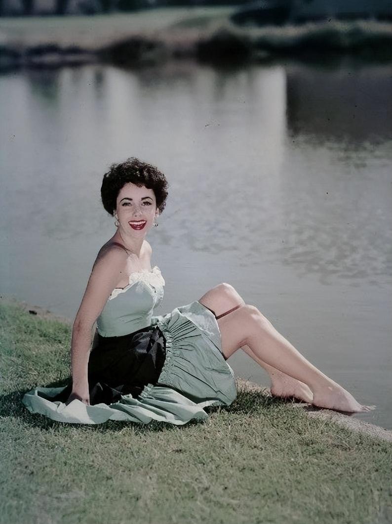 费雯丽和泰勒:容貌相似的旷世美人,猫眼绿和紫罗兰双眸摄人心魄