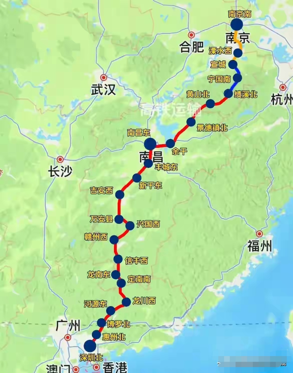 所以,江苏必须重视这条高铁线路,南京