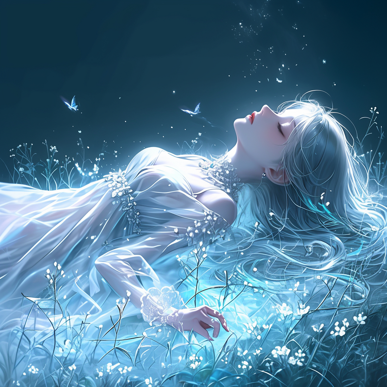 梦幻头像 星辰如梦,忧伤如歌. 碧海之约,碧裙飘扬.