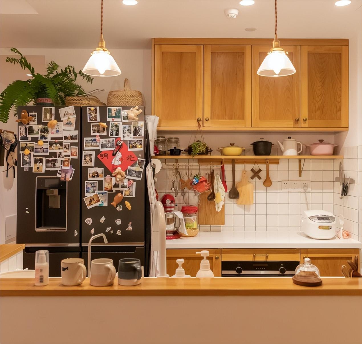 厨房不一定大就好,瞧瞧日本人布置的,整洁上档次,晒晒!