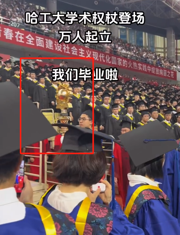 哈工大学术权杖图片