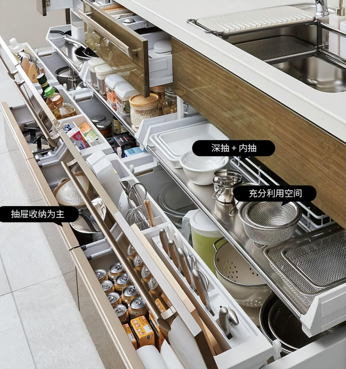 厨房橱柜抽拉设计
