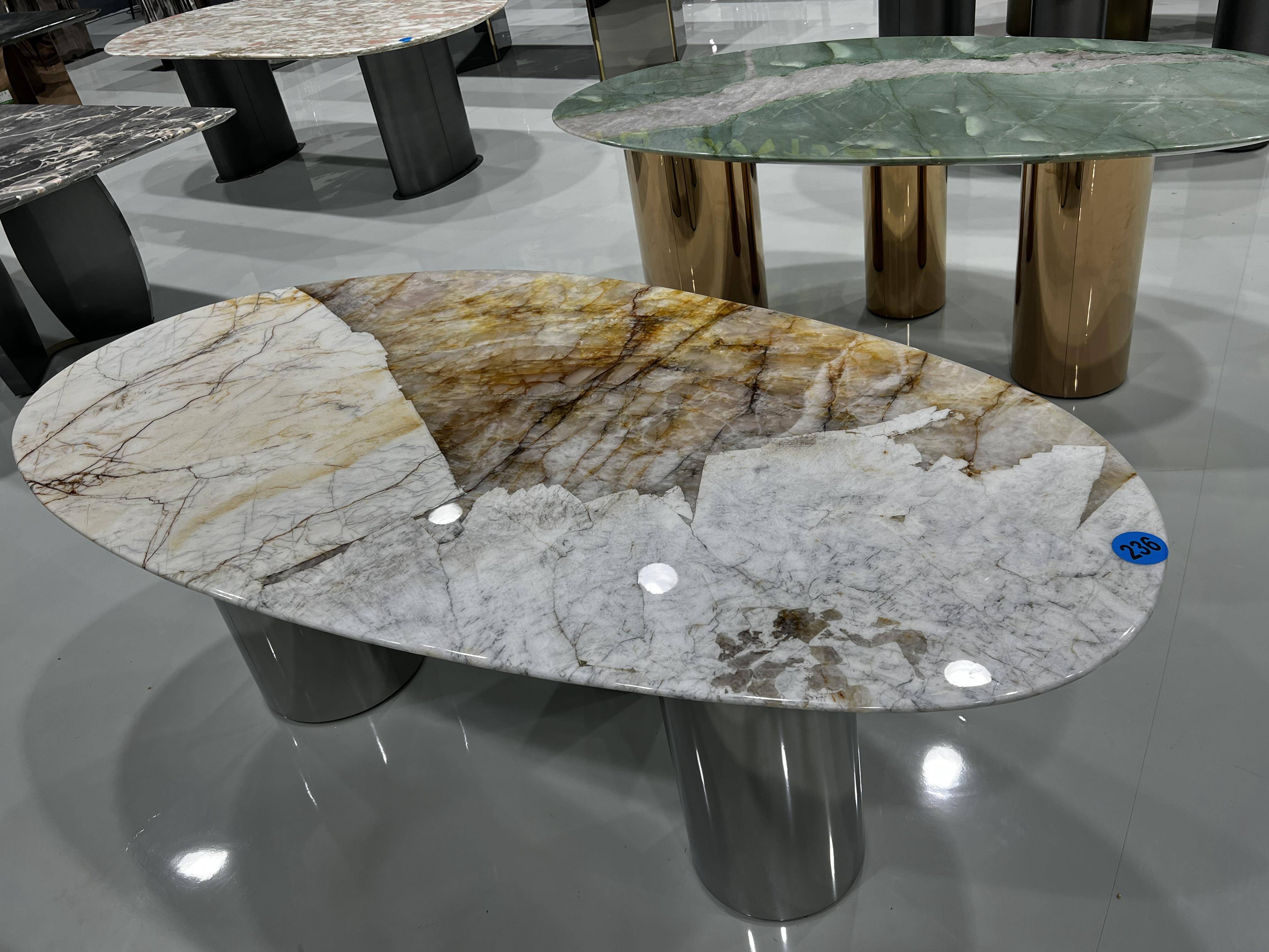 1米6潘多拉奢石长餐桌