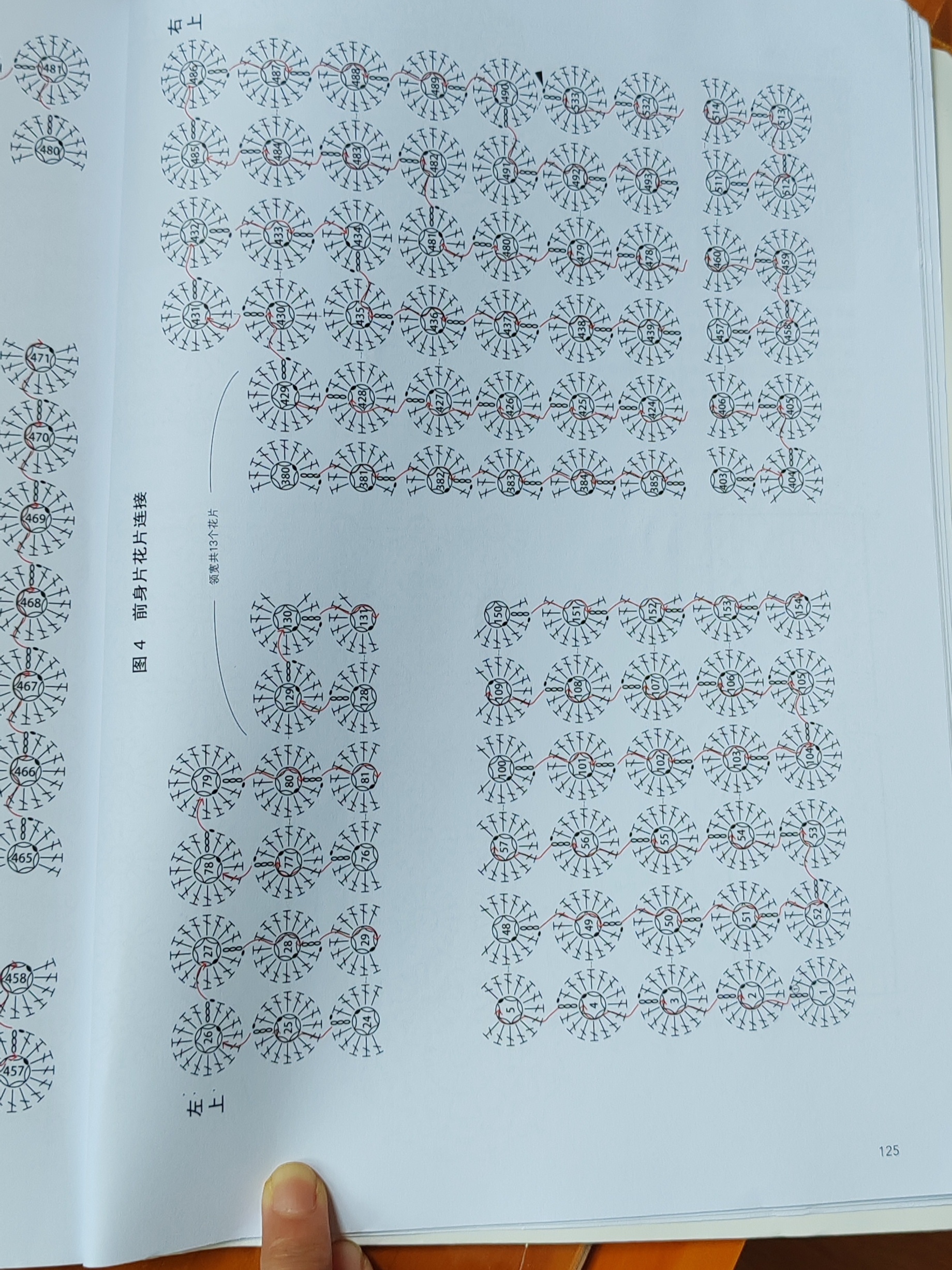 铜钱花钩针背心