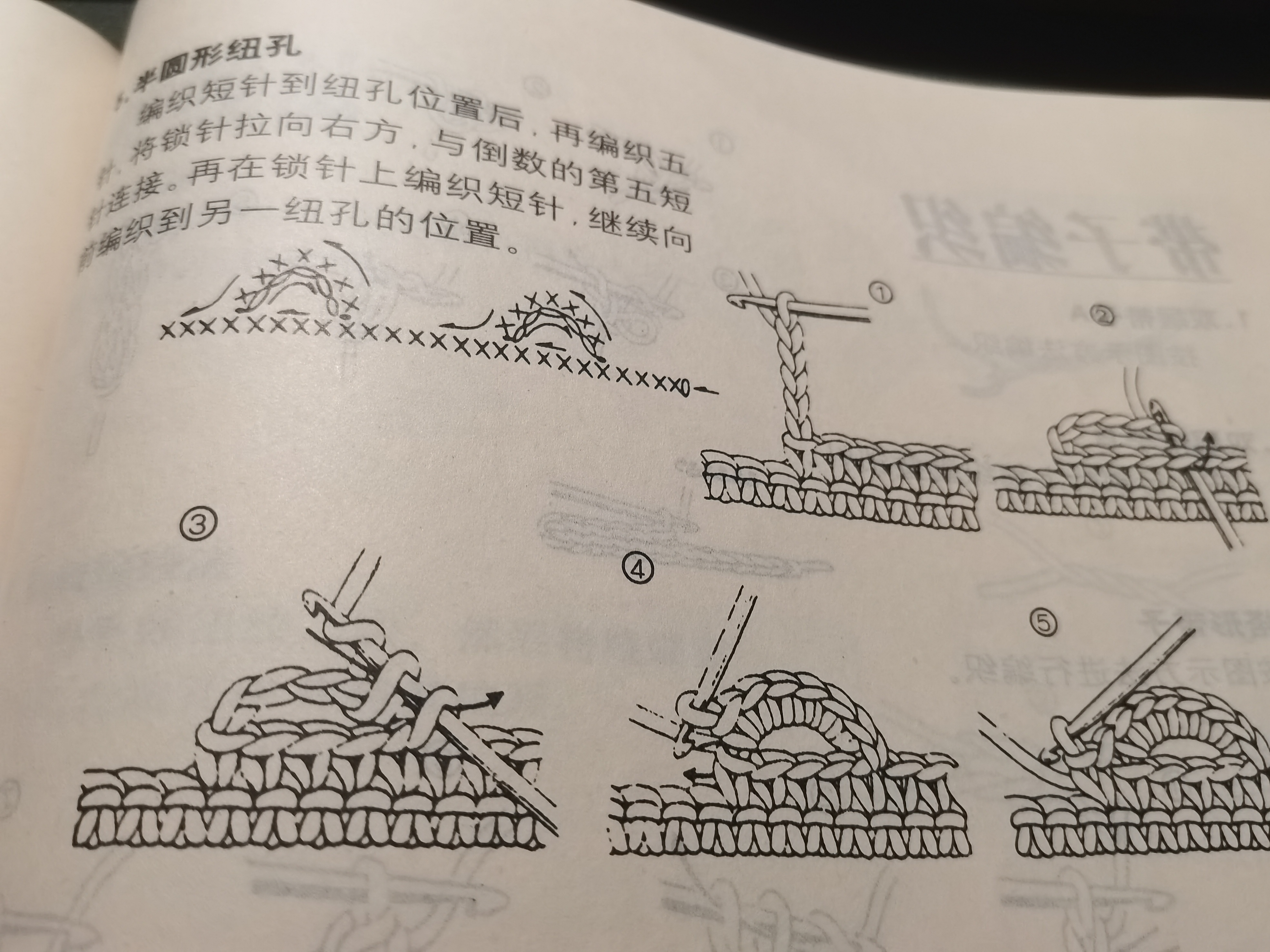 一天一篇钩针常识分享:纽扣编织法