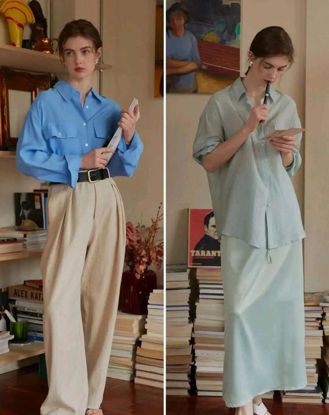 讲真,夏天轻法式风穿搭绝了,简约知性又高级
