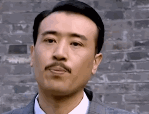 出处就是他出演《大宅门2》中的白占安