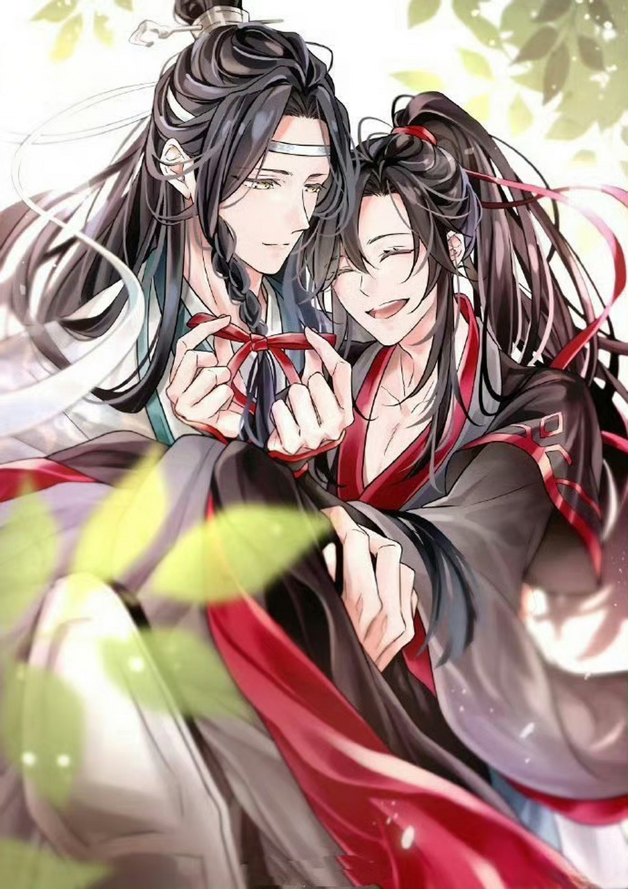 魔道祖师# 也只有羡羡才能在含光君头发上编辫子了[滑稽]