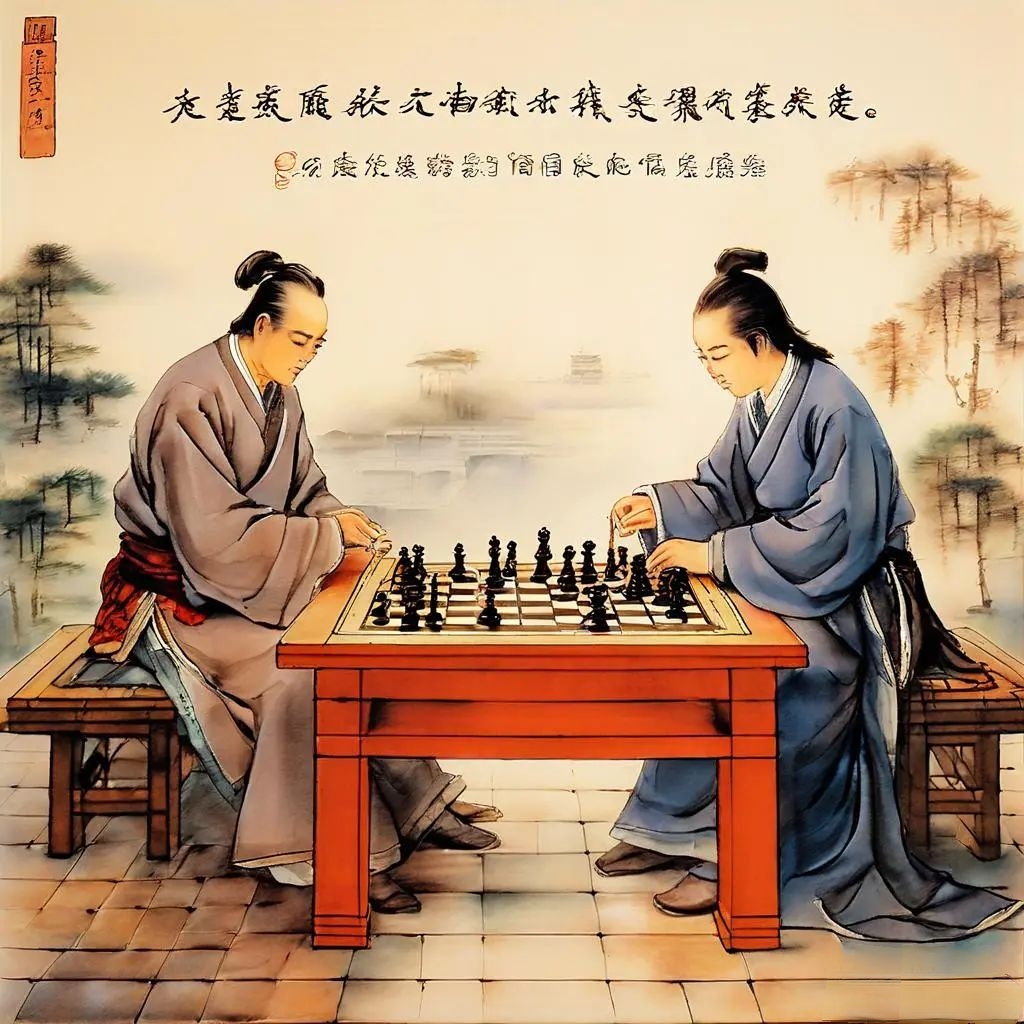 袁宏道在写给李子髯的信中说:"人情必有所寄,然后能乐;故有以弈为寄