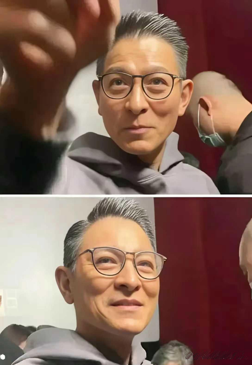 刘德华满头白发