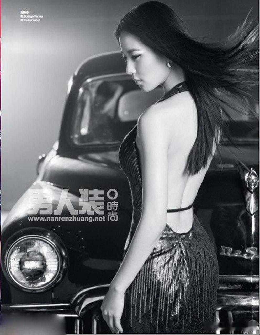 刘诗诗被男人装刊登过照片.