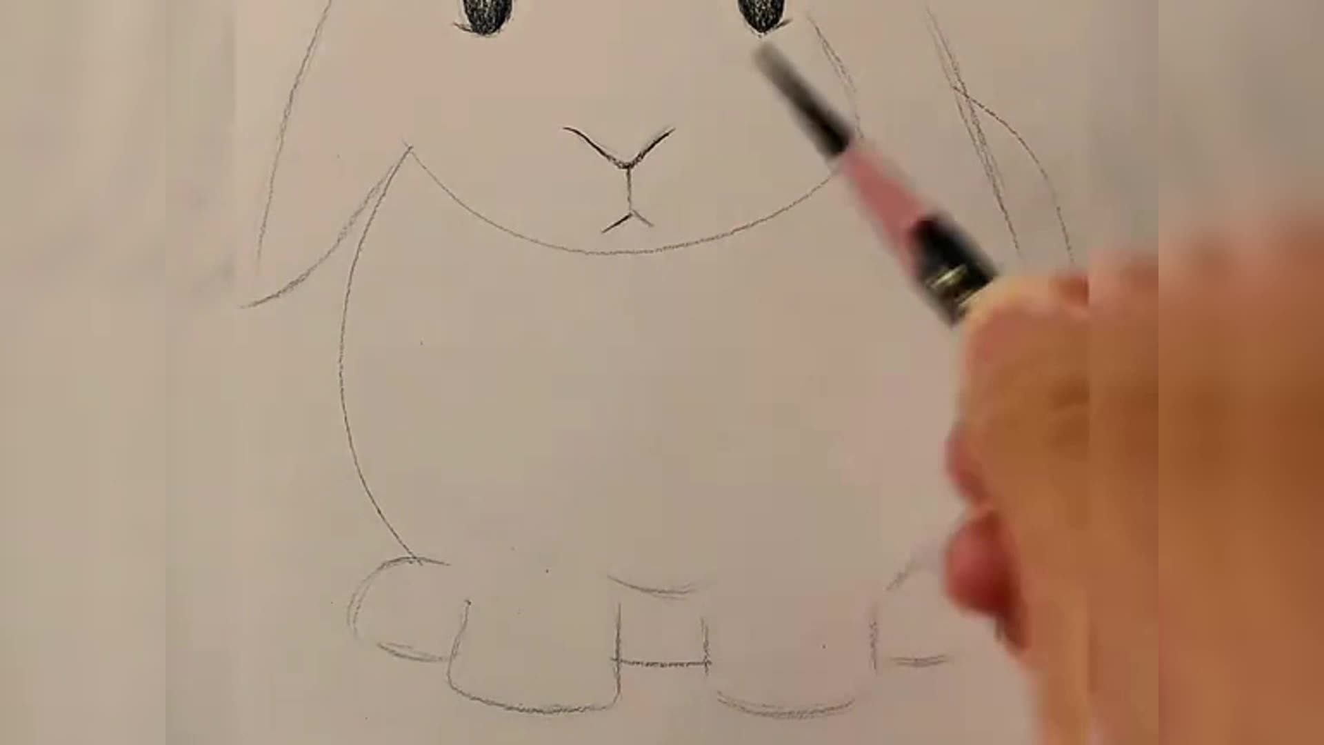 如何画兔子绘图x