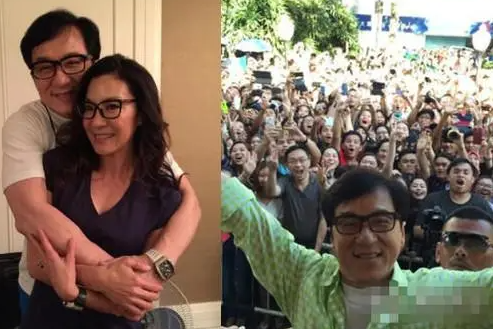 成龙与杨紫琼:传奇人物的白发岁月及真诚笑容