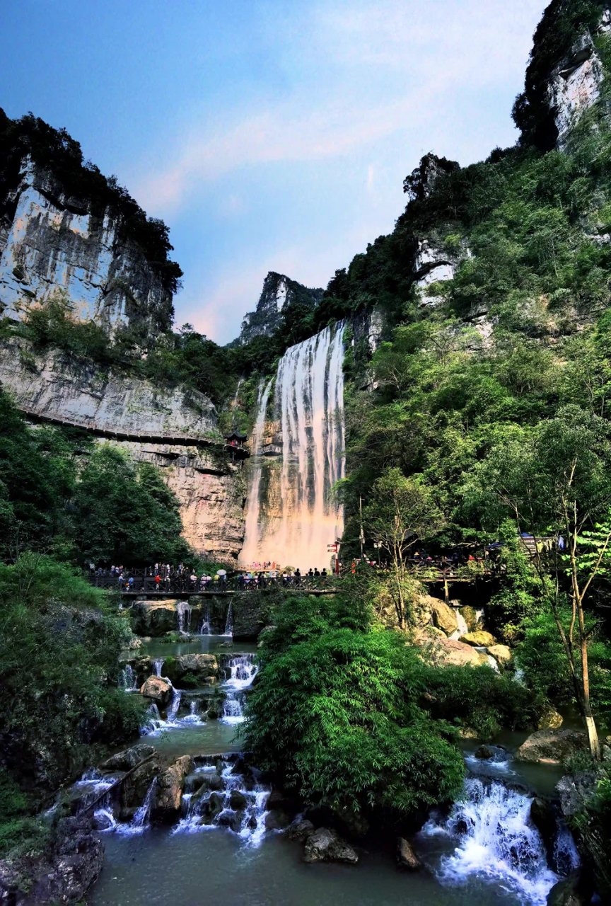 三峡大瀑布景区图片图片