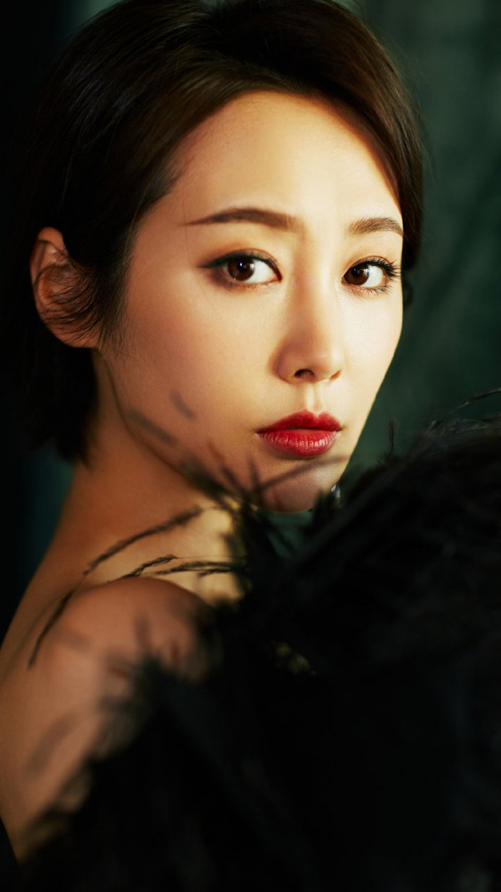 李纯黑色系手机壁纸,魅力性感