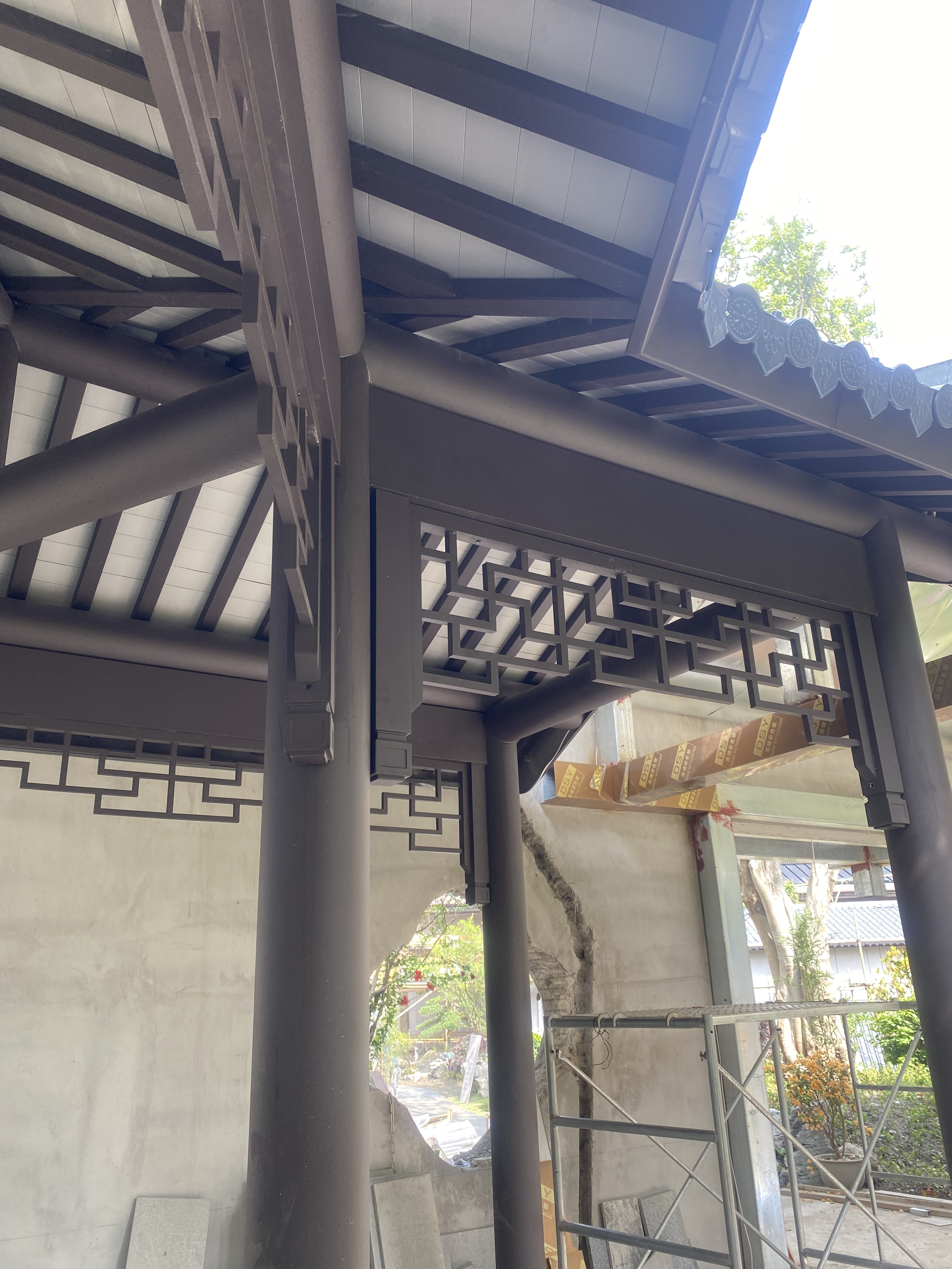 铝合金风雨连廊规格长宽尺寸标准