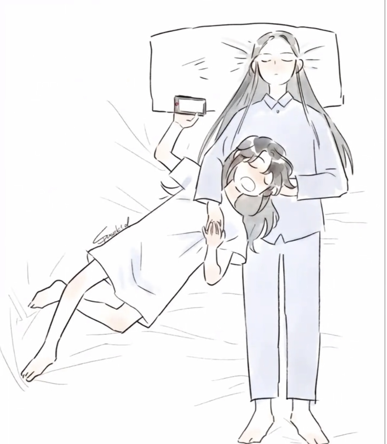 墨家三宝睡觉都好可爱[可怜]#天官赐福