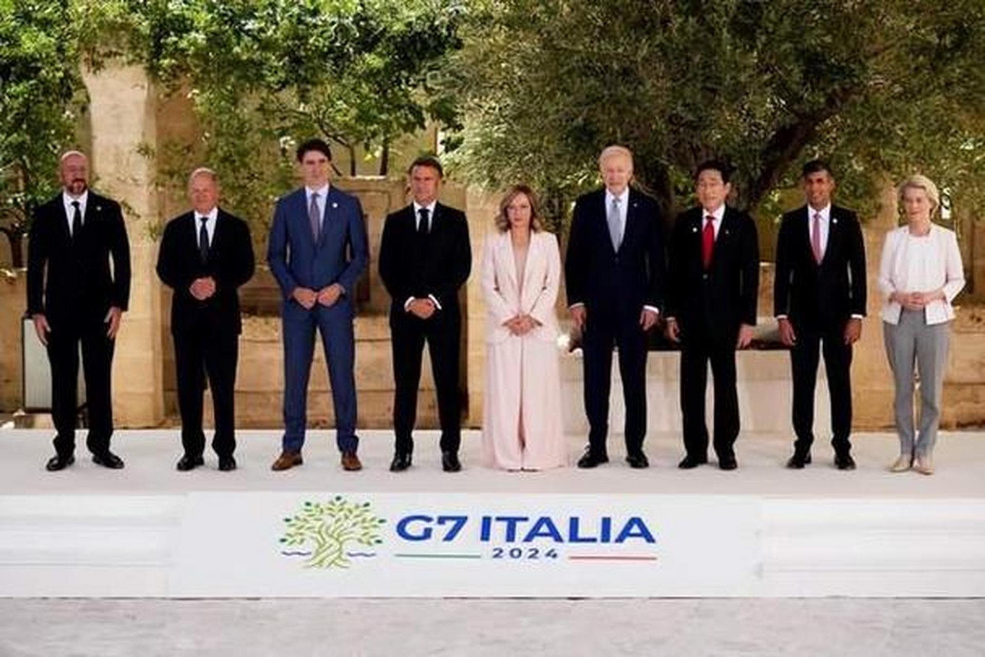 g7峰会再次将矛头对准中国 正在意大利南部普利亚大区举行的g7峰会