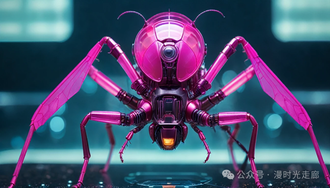 探索未来世界的机械昆虫 赛博朋克的独特魅力(2)粉色系昆虫