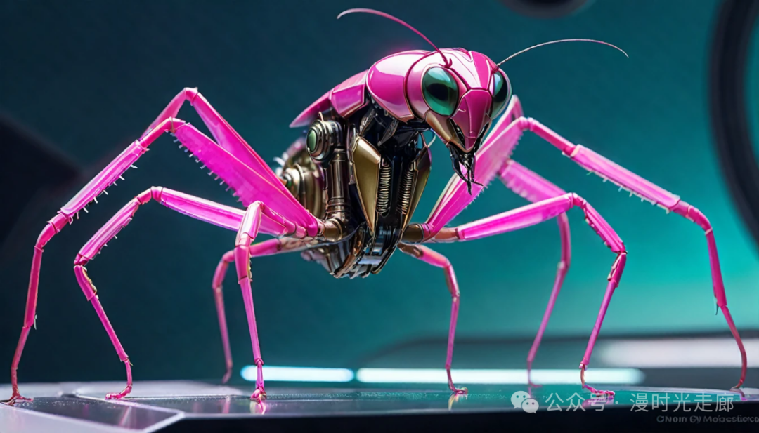 探索未来世界的机械昆虫 赛博朋克的独特魅力(2)粉色系昆虫