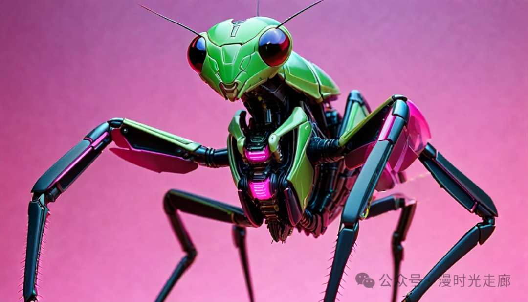 探索未来世界的机械昆虫 赛博朋克的独特魅力(2)粉色系昆虫